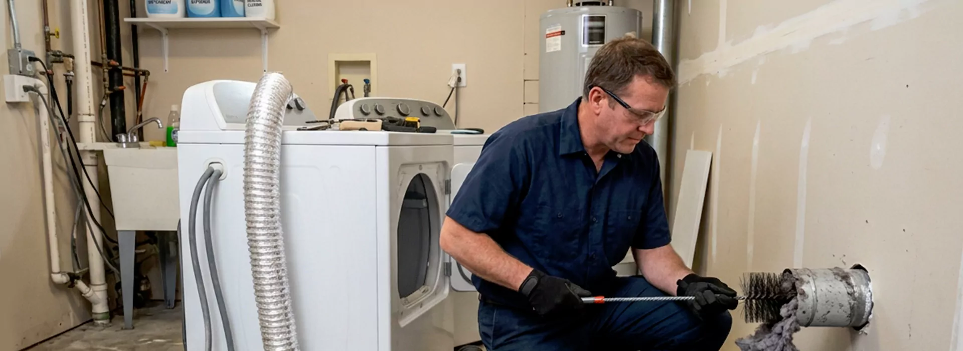 Clogged Dryer Vent Repair in Salisbury, Maryland
