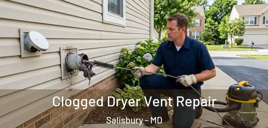 Clogged Dryer Vent Repair Salisbury - MD