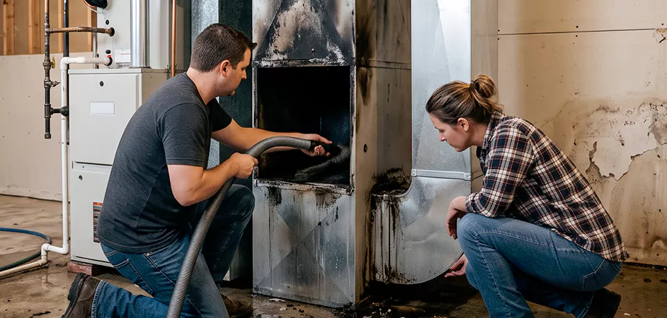 Fire and Flood Duct Restoration in Salisbury, MD