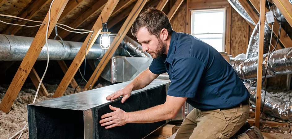 Acoustic Duct Liner Installation in Salisbury