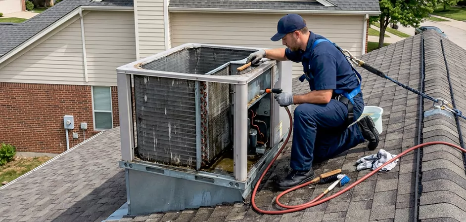 Rooftop Unit Cleaning in Salisbury