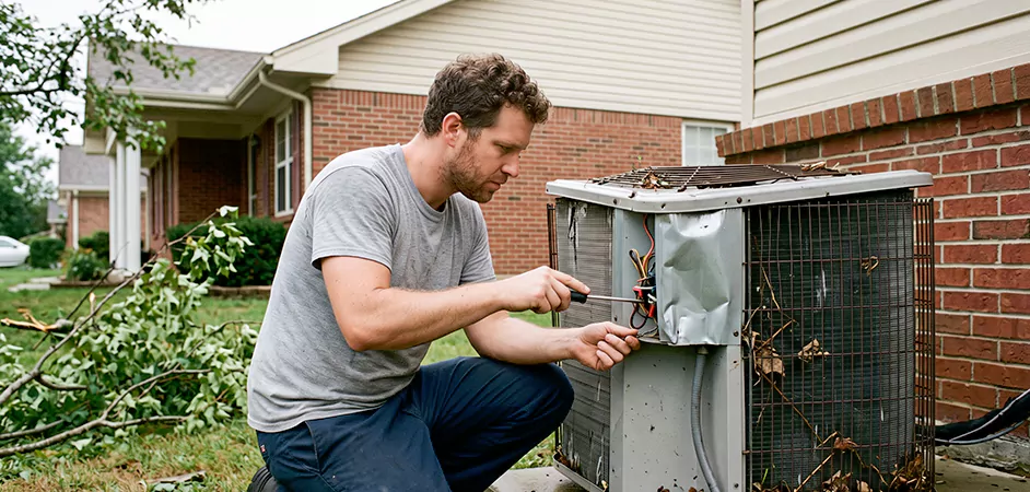 Storm Damage HVAC Restoration in Salisbury