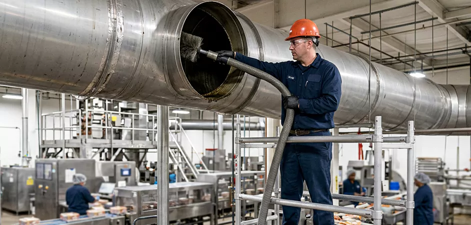 Food Processing Facility Duct Cleaning in Salisbury