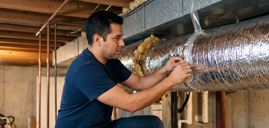 Duct Insulation Upgrade in Salisbury