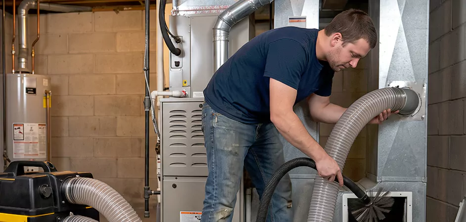 Negative Pressure Duct Cleaning for Large and Long Duct Systems in Salisbury